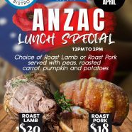 ANZAC LUNCH SPECIAL